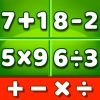 数学ゲーム - たし算、ひき算、かけ算、わり算